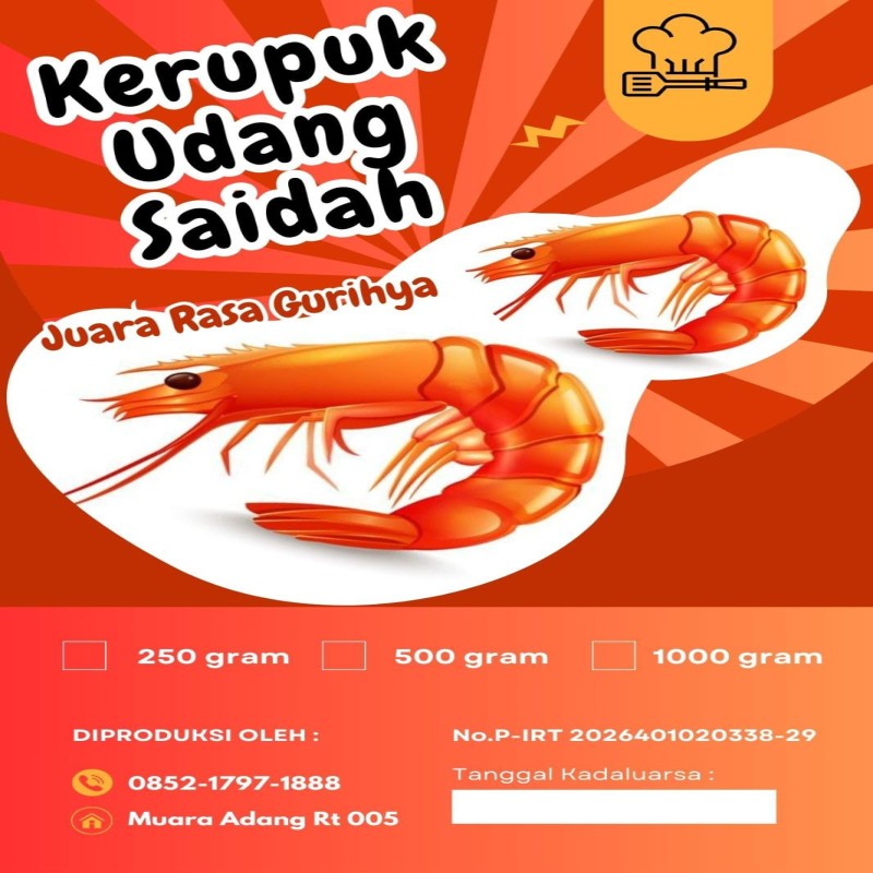 Kerupuk Udang Saidah